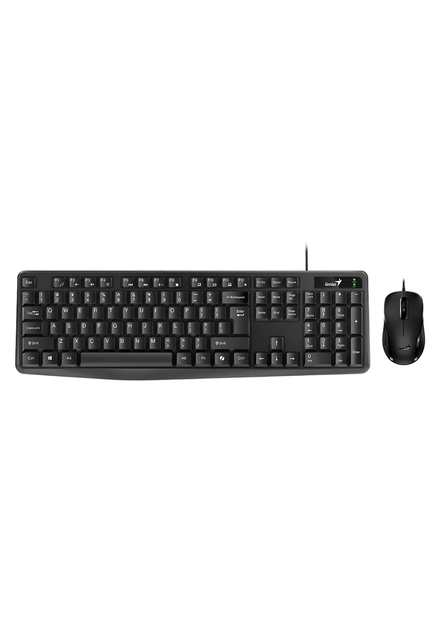 Wired Multimedia Keyboard & Mouse Combo Genius KM-170 AI