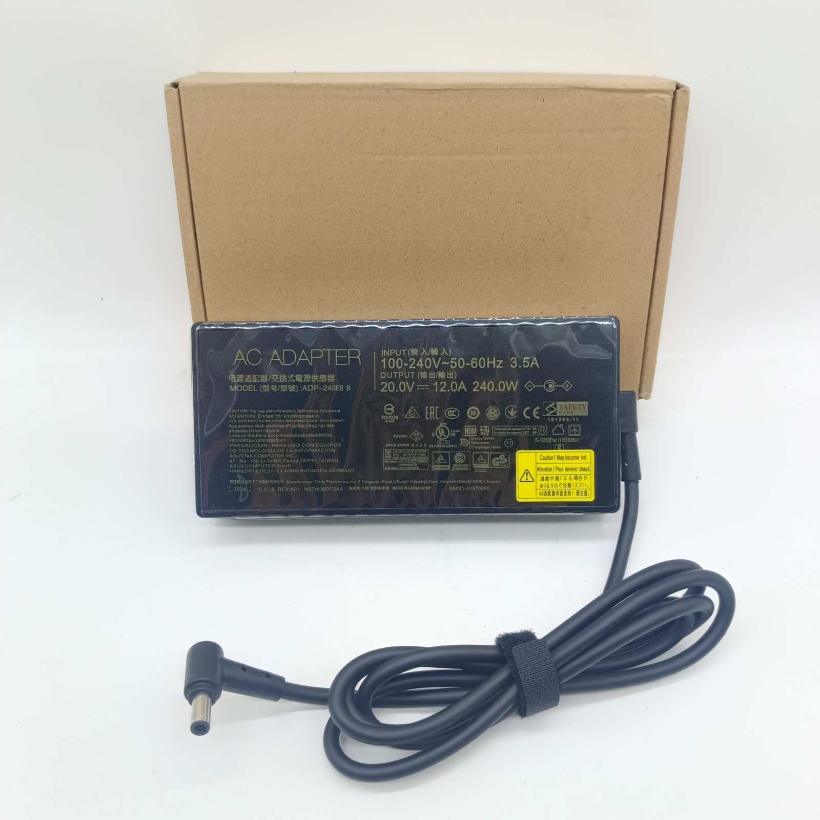 ADAPTOR ASUS 20V 12V 6.0*3.37MM 240W (63724)
