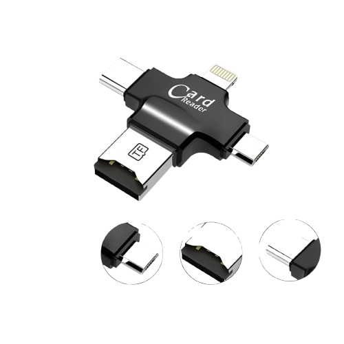 CARD READER 4 IN 1 + TF CARD
