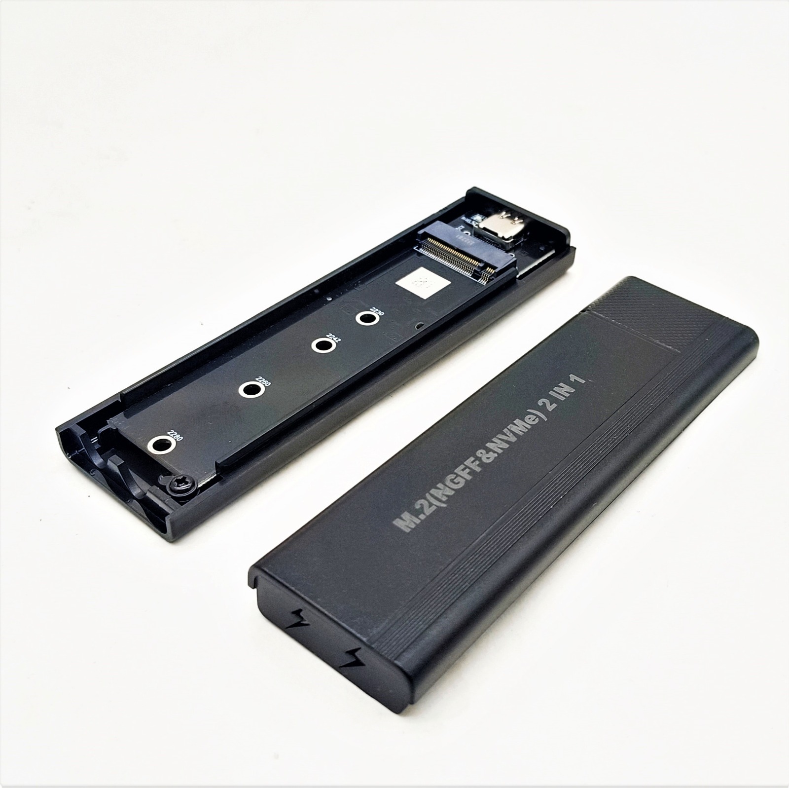 CASE SSD USB 3.2 TO NGFF + NVME 20CM C-C KABEL