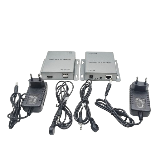 EXTENDER HDMI SPLITER KVM 200M 8PORT WITH LOOP OUT