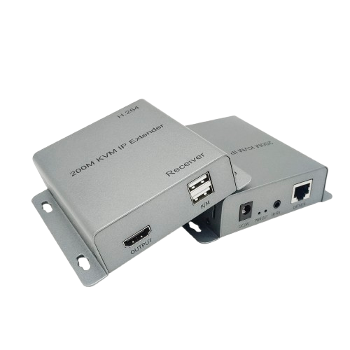 EXTENDER HDMI SPLITER KVM 200M 8PORT WITH LOOP OUT