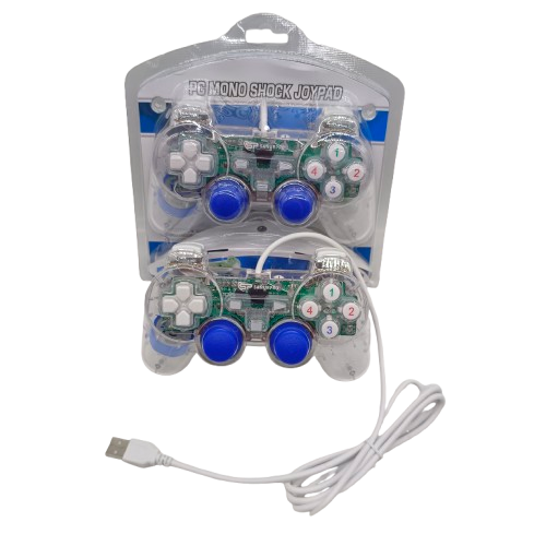 GAMEPAD SINGLE GETAR TRANSPARAN