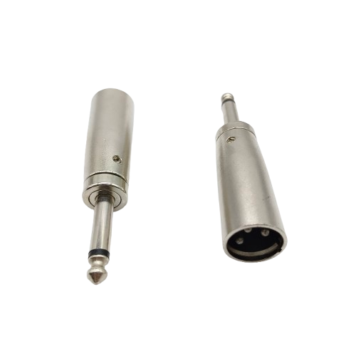 JACK XLR 3PIN MALE TO 6.35 MALE