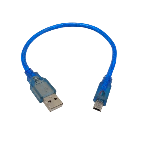 KABEL 5 PIN USB 30CM TRANSPARAN