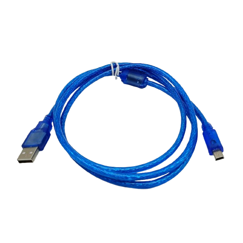 KABEL 5 PIN USB SANURPRO 1.5M TRANSPARAN