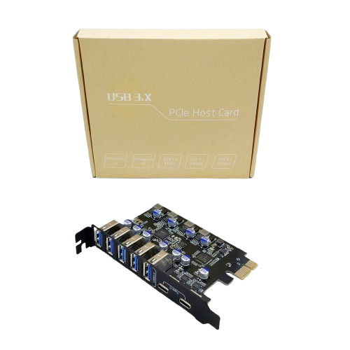 PCIE USB 3.0 5 PORT + TYPE-C 2 PORT