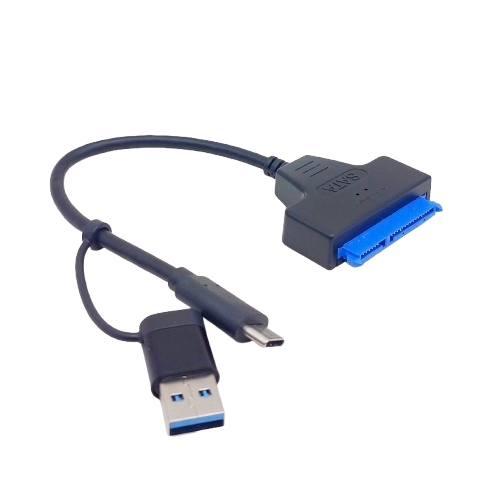 KABEL USB 3.0 + TYPE-C TO SATA
