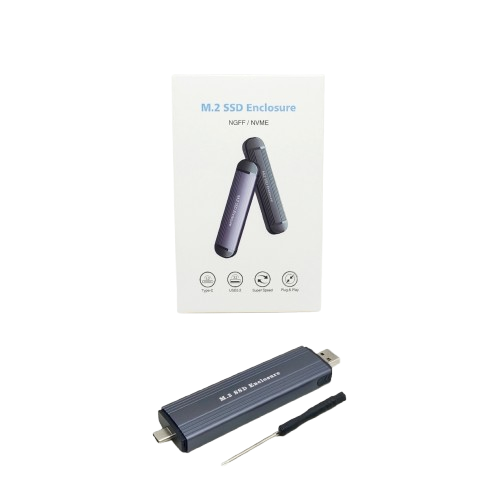 CASE SSD USB 3.2 + TYPE-C TO M.2 NVME NGFF S159