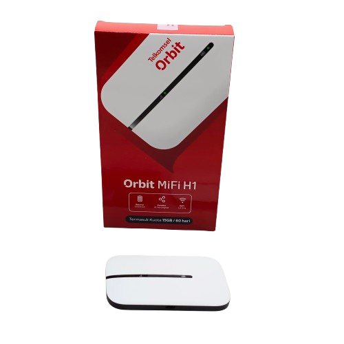 MODEM MIFI ORBIT H1 E5576 + TELKOMSEL 15GB