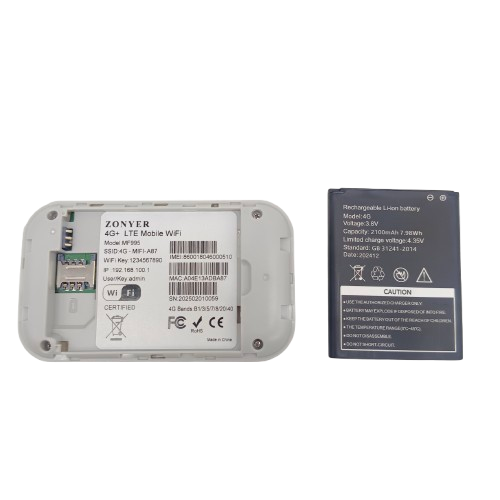 MODEM MIFI ZONYER MF995 4G LTE LCD BATTERY
