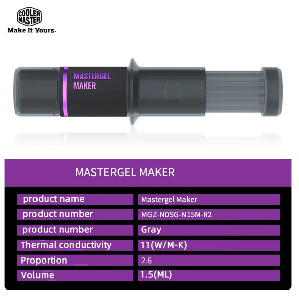 PASTA THERMAL COOLER MASTER MASTERGEL MAKER
