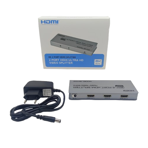 SPLITER HDMI 2 PORT 8K