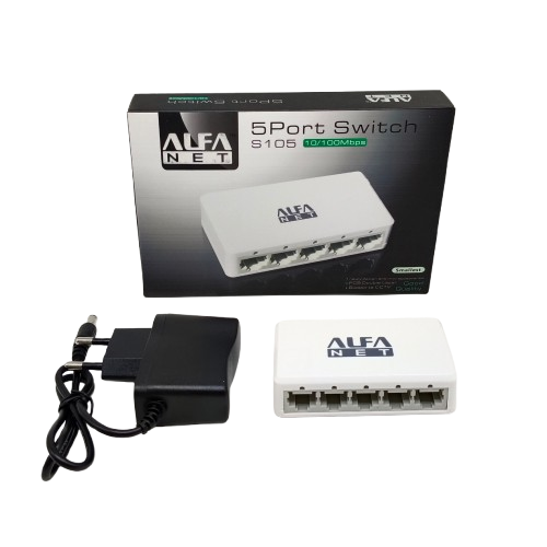 SWITCH HUB SANURPRO 10/100 5 PORT