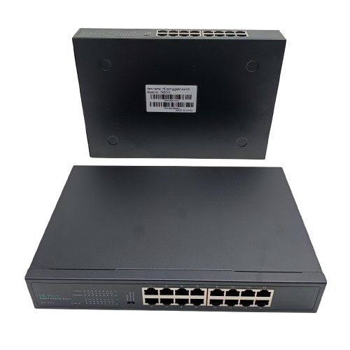 SWITCH HUB SANURPRO 10/100/1000 16 PORT GIGABIT