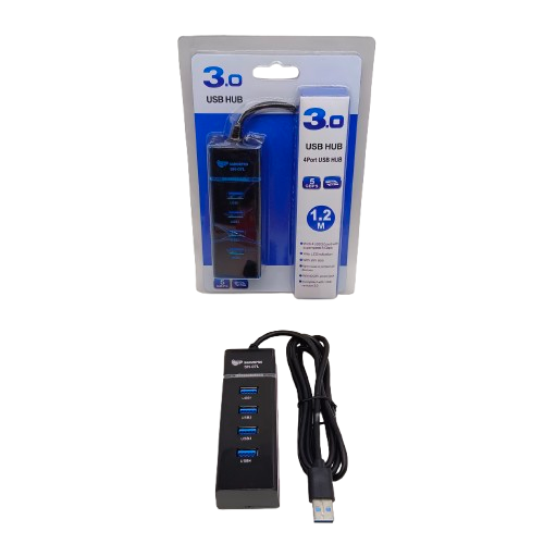 USB HUB 3.0 4 PORT SN-07L 1.2M