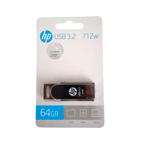 FLASHDISK HP 32GB, 64GB, 128GB 3.2 712W BLACK