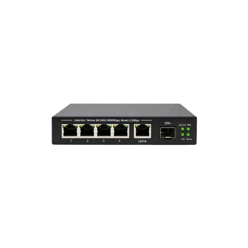 SWITCH UPLINK 2.5G 1 OPTICAL 5 POWER 10 GIGABIT FG-5GT-1SX
