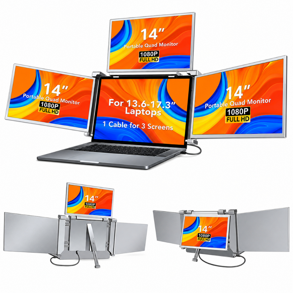 Portable Monitor QUAD-SCREEN