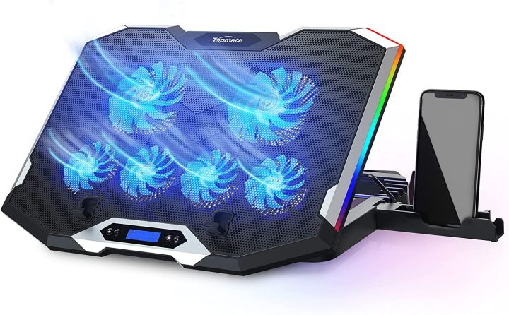 FAN NOTEBOOK K9 GAMING RGB 6 FAN + HOLDER