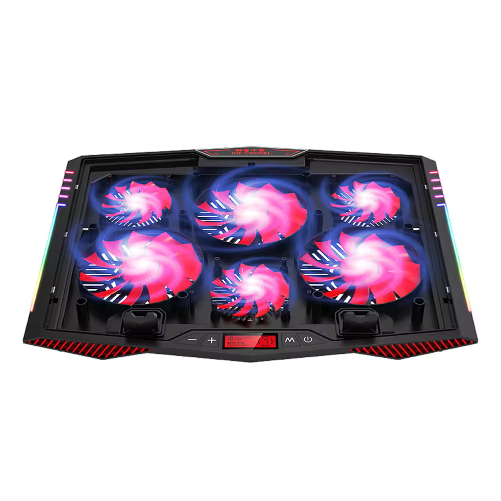 FAN NOTEBOOK K7 GAMING RGB 6FAN + HOLDER
