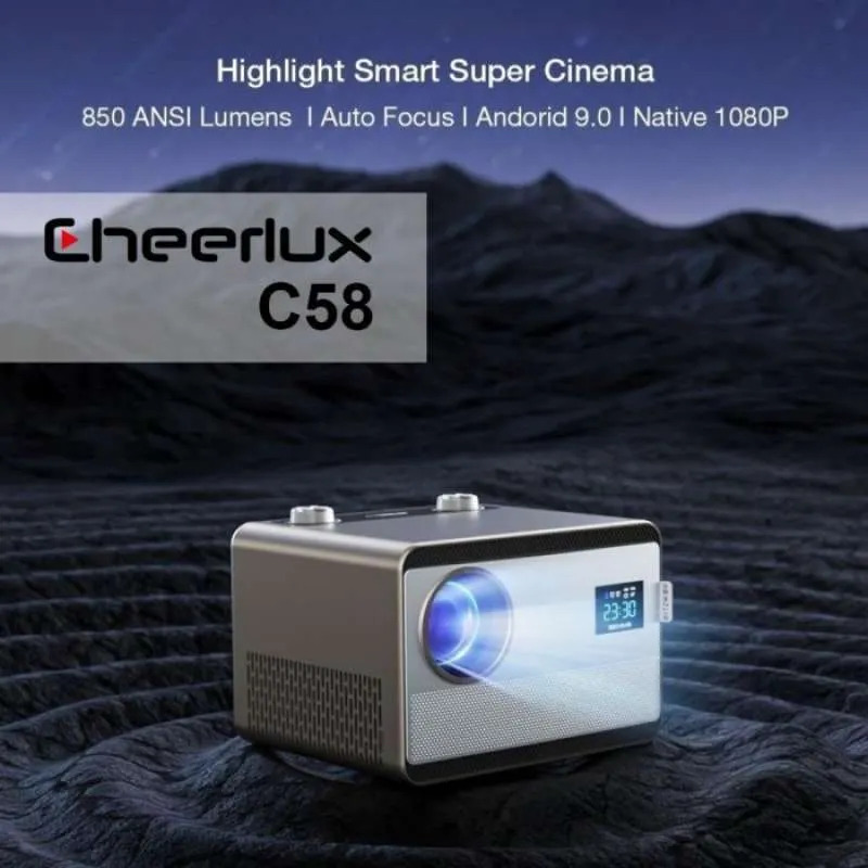 Cheerlux C58 Android Projector 9000 Lumens