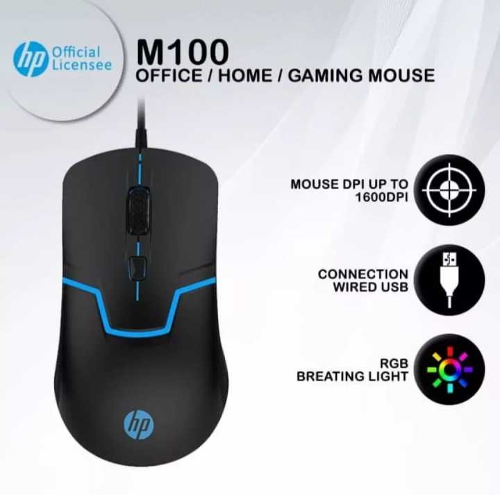 MOUSE GAMING HP M100 USB