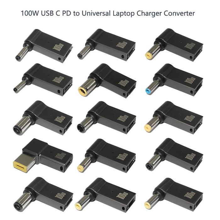 Adaptor  Universal 100W Type-c to DC Laptop 14pin SN217