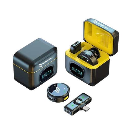 Microphone Wireless J6 2in1 2 Mic