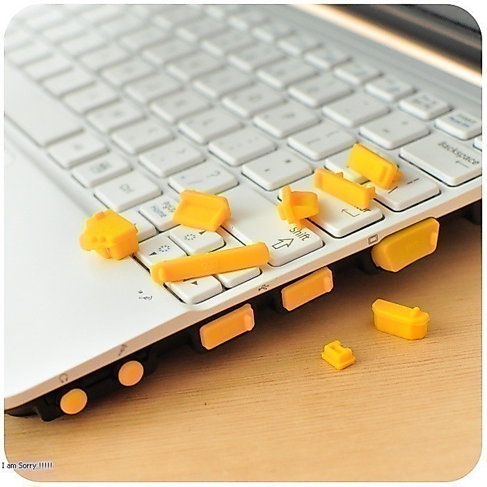 SILICON PELINDUNG LUBANG PORT LAPTOP