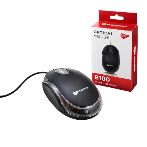 MOUSE SANURPRO USB B100