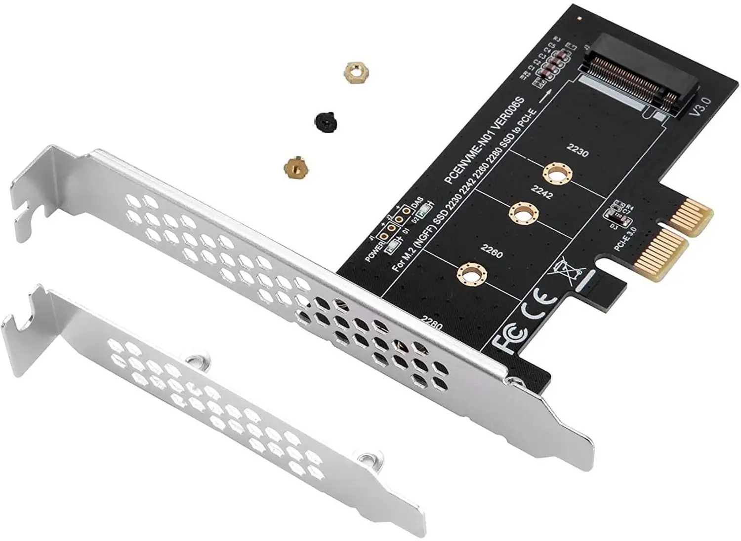 PCI-E 1X TO M.2 NVME SSD EXPANSION CARD