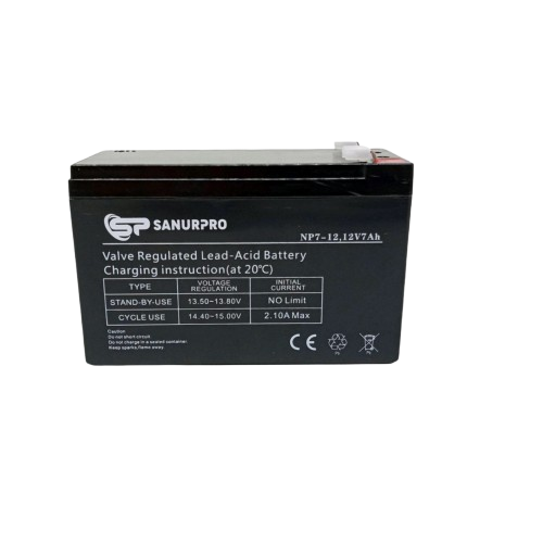 BATTERY UPS SANURPRO 12V 5AH dan UPS SANURPRO 12V 7AH