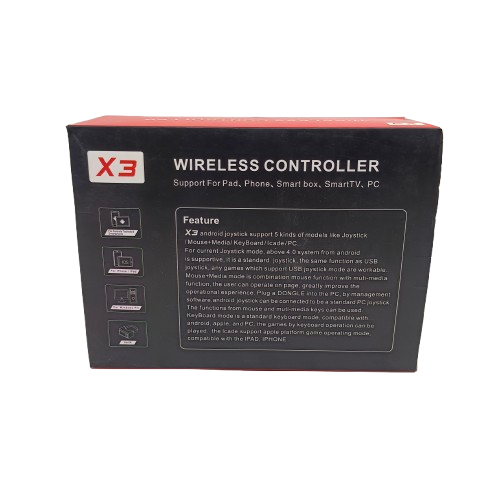 GAMEPAD SINGLE ANDROID BLUETOOTH X3