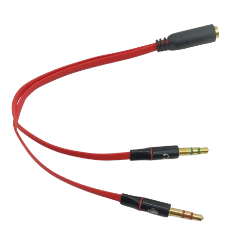 KABEL AUDIO FEMALE TO HEADSET+MIC MALE