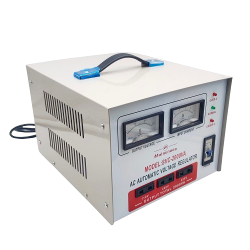 STABILIZER SERVO MATSUNAGA 2000VA tanpa colokan dan ada colokan
