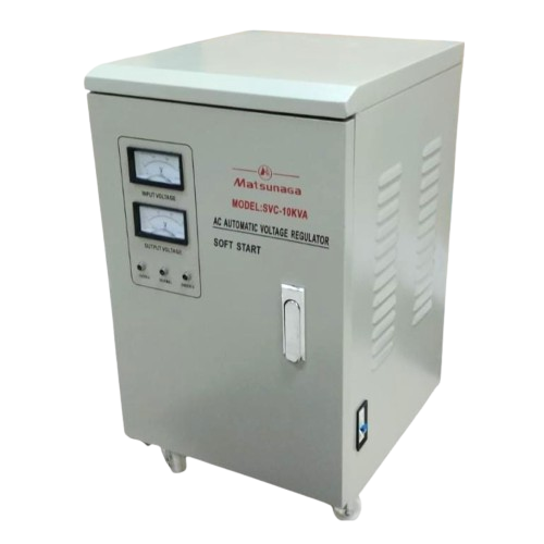 STABILIZER SERVO MATSUNAGA 10.000VA 1PHASE ANALOG atau DIGITAL