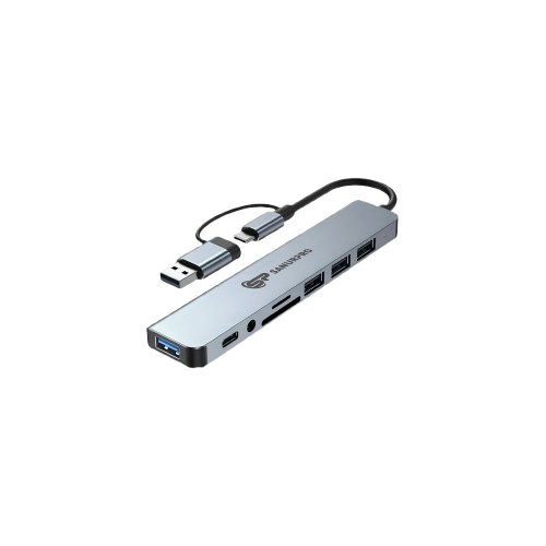 USB HUB TYPE-C 8 IN 1 BYL-2218TU