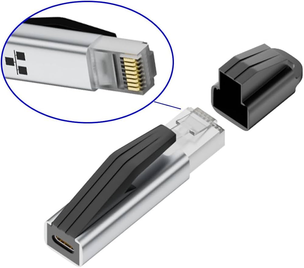 CONVERTER RJ45 to Type-C Female