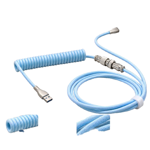 COILED CABLE TYPE-C KEYBOARD MECHANICAL